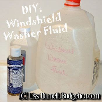 Diy Windshield Washer Fluid Recipe