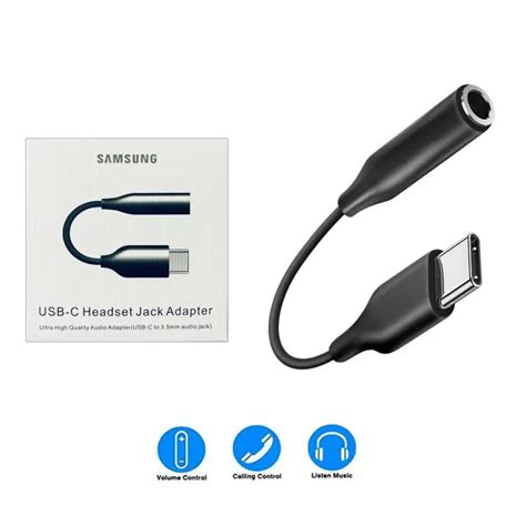 Samsung Type C To 3 5mm Headphone Jack Adapter Android USB 3 1 Type C