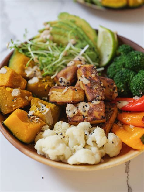 Tofu Buddha Bowl Chloe Ting Recipes