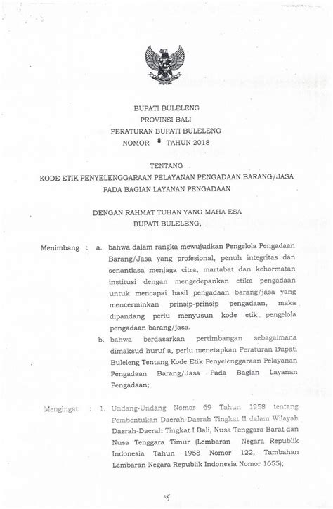 PDF Bulelengkab Go Id Martabat Profesi Ahli Pengadaan Etika Dasar