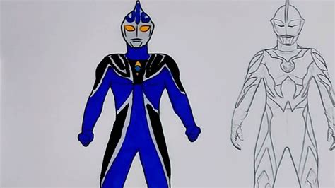 MEWARNAI ULTRAMAN AGUL BELIAL EARLY STYLE NEXUS JUNIS BLUE