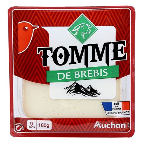 Auchan Tomme De Savoie Au Lait De Brebis Pasteuris G Pas Cher