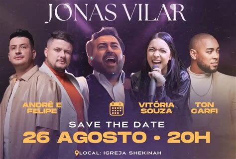 Jonas Vilar Celebra Anos De Carreira Grava O Do Dvd Pentecostal