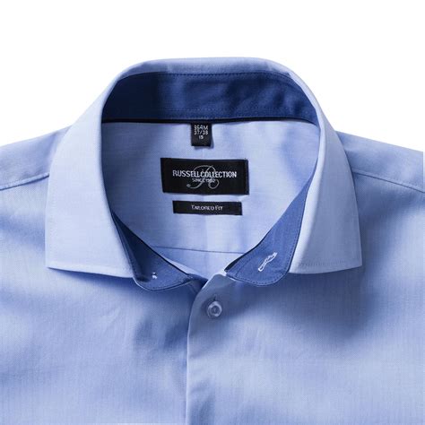 Camisa Entallada Y Contrastada Hombre Dnglobal