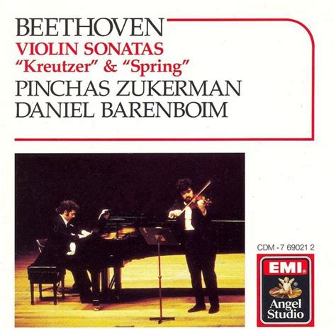 Beethoven Violin Sonatas Kreutzer Spring Pinchas Zukerman CD