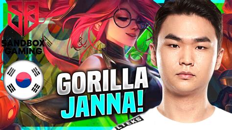 GORILLA IS SO GOOD WITH JANNA SB GorillA Plays Janna Supp Vs Pyke