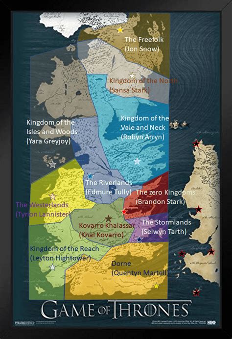 Map Of Westeros A Few Years After The Finale V20 Rfreefolk