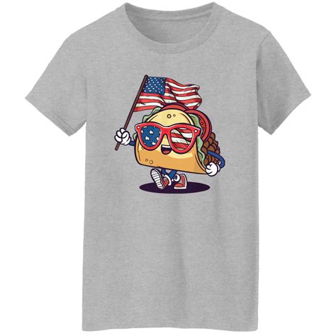 Th Of July Taco Sunglasses American Flag Usa Shirt Bucktee