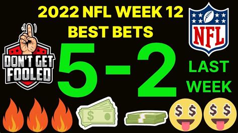 Easy Money 2022 L Nfl Week 12 Picks And Predictions L Best Bets Ats