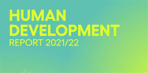 Human Development Report 2021-22 | United Nations Development Programme