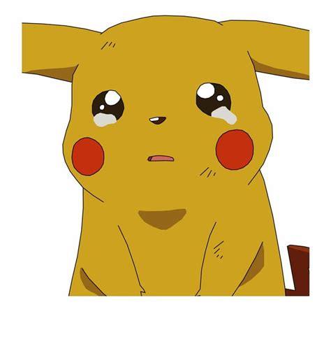 Pikachu Crying Sad Pikachu No Background Transparent PNG HD Phone