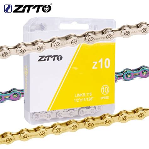 ZTTO 10 Speed Bike Chain 116 Links MTB Mountain Road 10S Bicycle Chains