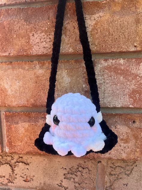 Mini Swinging Ghost Car Mirror Crochet Pattern Etsy