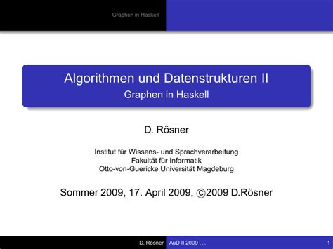 Algorithmen Und Datenstrukturen II