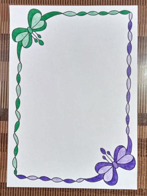 chart border design