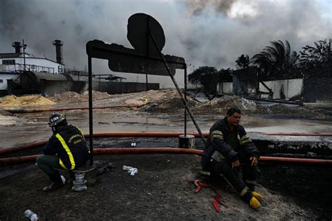 Fire At Cuba S Fuel Depot Threatens To Worsen The Island S Economic