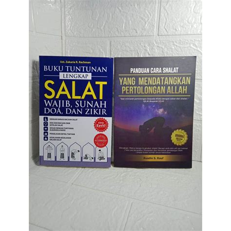 Jual Buku Tuntutan Lengkap Salat Wajib Sunah Doa Dan Zikir Panduan