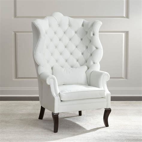 Wing Chair Lounge Tufted Upholstery Comfortable Vintage Wing Back Chair