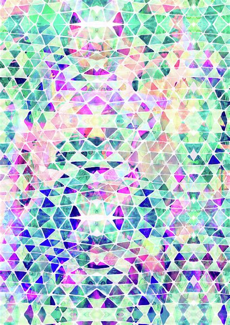 Pastel Triangle Digital Art By Amy Sia Fine Art America