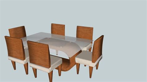 Modern Dining Table 3d Warehouse