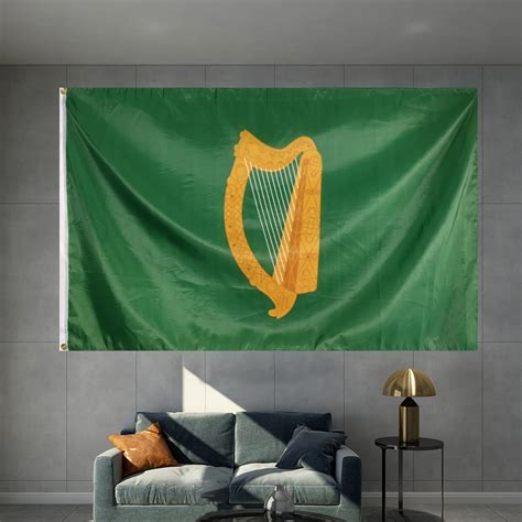 Ireland Leinster Flag Graphic Custom Printed Hanging Banner Decoration