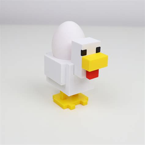 Minecraft Chicken Egg Cup 3d Models Download Creality Cloud