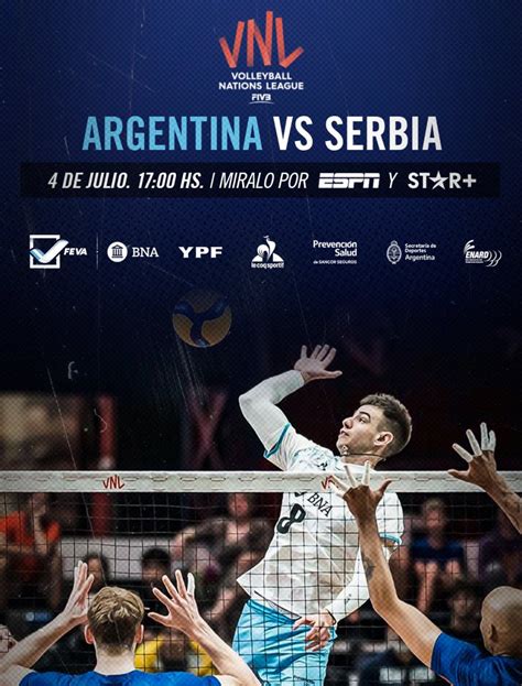 Resultado Voley Argentina Vs Serbia En Vivo Por El Nations League V Ley