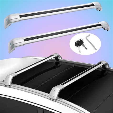 Pcs Fit For Mitsubishi Outlander Lockable Roof Rail Rack