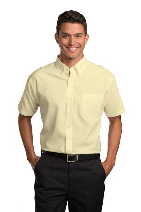 Men’s Short-Sleeve Oxford Shirt – Career Apparel