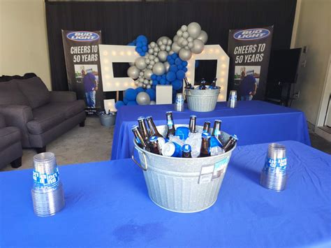 Bud Light Birthday Party Ideas Photo 3 Of 9 Catch My Party