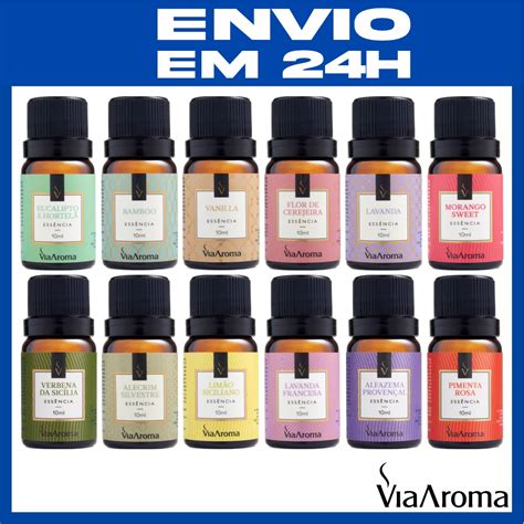 Essências Aromatizantes Via Aroma Para Difusor Aromatizador Elétrico