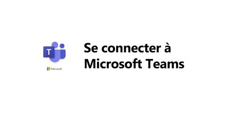 Connexion à Microsoft Teams Youtube