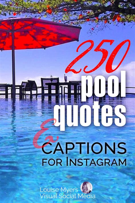 250 Pool Quotes And Captions For Instagram Best Ways To Make A Splash