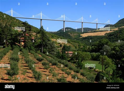 Millau Bridge France Aerial Hi Res Stock Photography And Images Alamy