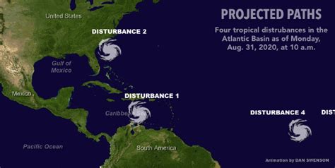 Tropical disturbances map animation | | nola.com