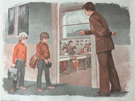 Affiche Scolaire École AnnÉes 70 LÉcole La RÉcrÉation DÉco Vintage