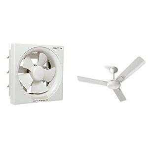 Havells Ventil Air DX 250mm Exhaust Fan White Enticer 1200mm Ceiling