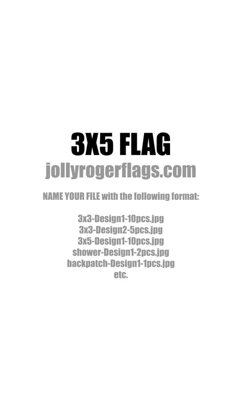 3 x 5 Foot Custom Printed Flag - Jolly Roger Flags