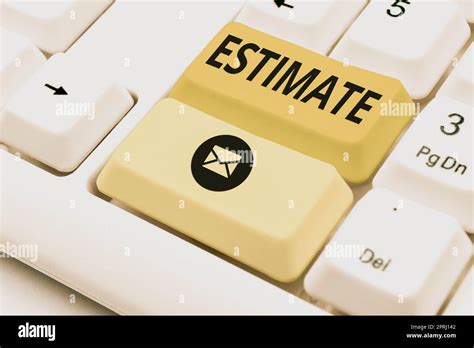 text  presenting estimate concept meaning calculate  assess