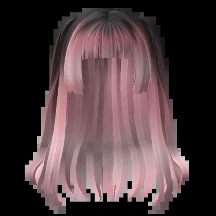 Hime Half Up Pigtails Black Pink Roblox Item Rolimon S