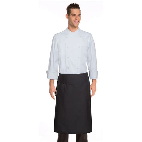 Chefworks Tapered Chef Apron Black - BPTA-BPTA