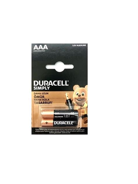 Duracell Nce Kalem P L Aaa Li