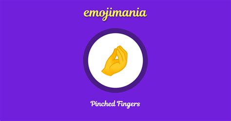 🤌 Pinched Fingers emoji Copy & Paste - Emojimania