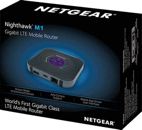 NETGEAR Nighthawk M1 4G LTE Mobile Hotspot Router Black Unlocked