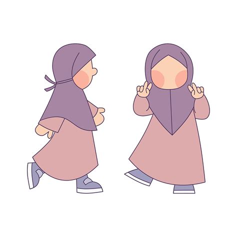 Muslim Mädchen Hijab Kostenlose Vektorgrafik auf Pixabay Pixabay