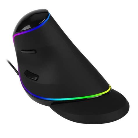 Dilwe Souris Verticale Delux Delux Plus Souris Verticale Rgb Led