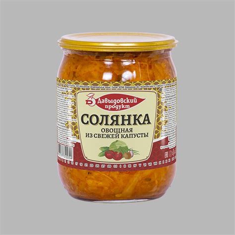 Солянка овощная из свежей капусты Давыдовский продукт 510 гр ...