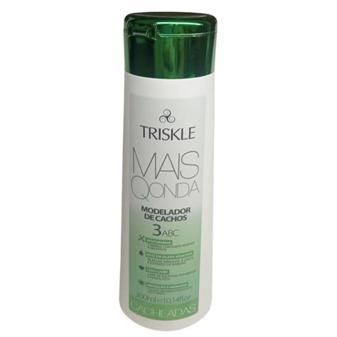 Triskle Mais Q Onda Cacheadas Creme Modelador 300ml Shopee Brasil