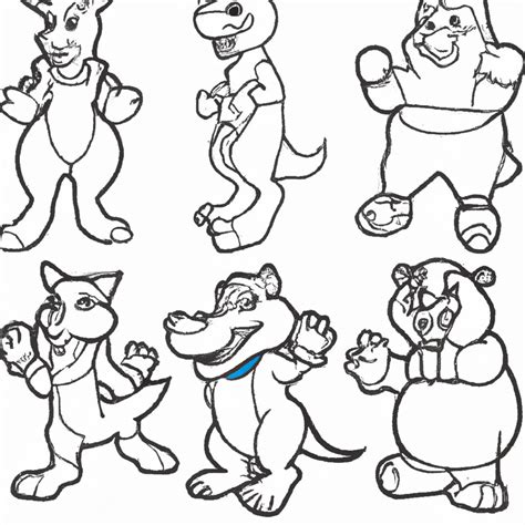 Mascotes Para Desenhar - Mascotes: Desenhos para Colorir! (Atividades Grátis)