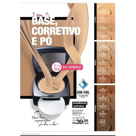 Base Compacta 3 Em 1 Avon Completo 9 G Shopee Brasil